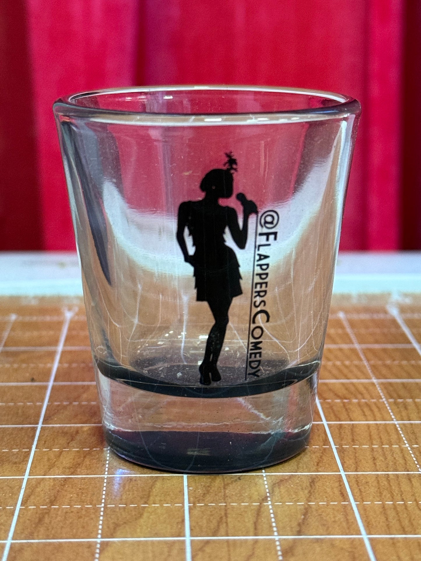 Flappers Shot Glass