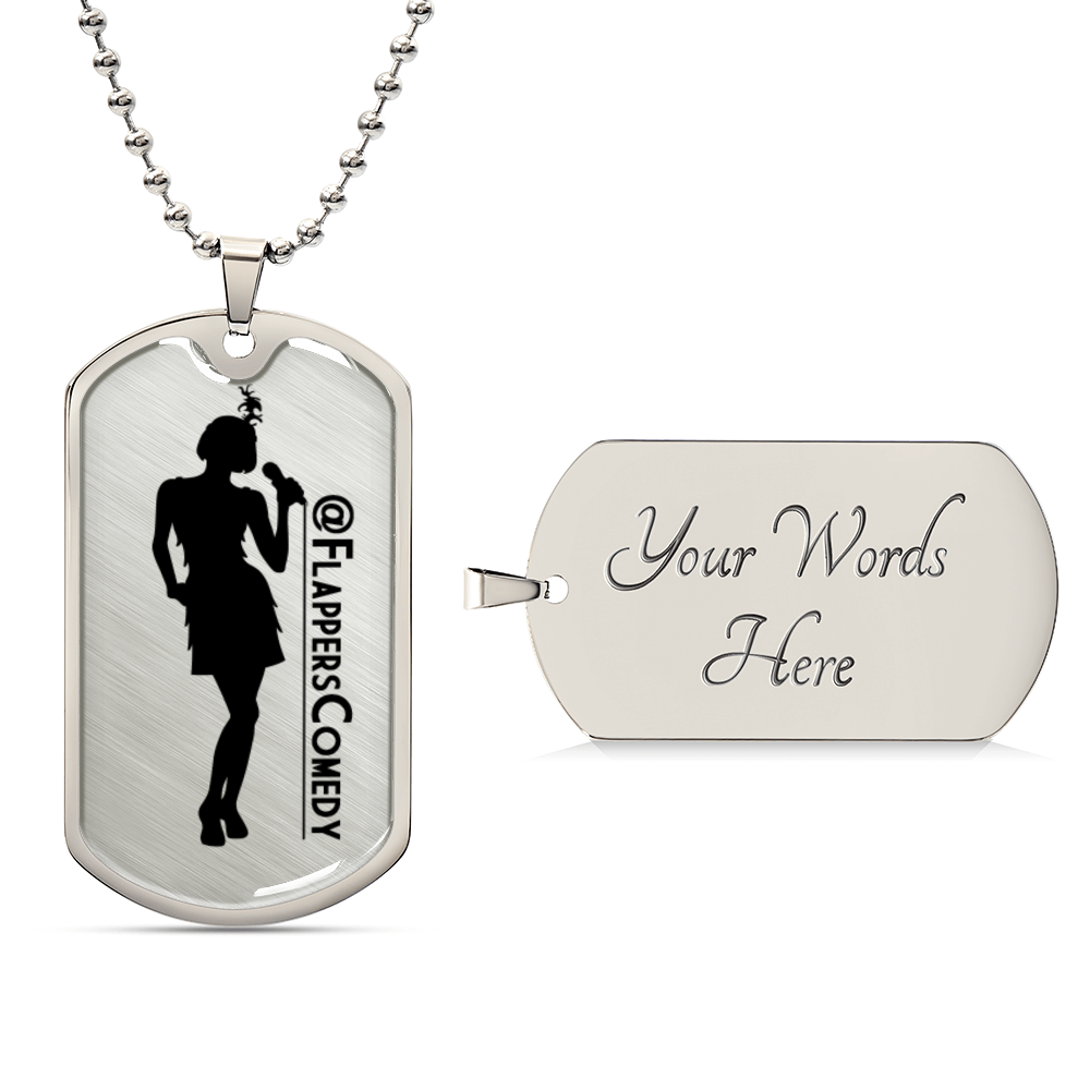 Flappers Comedy Dogtag