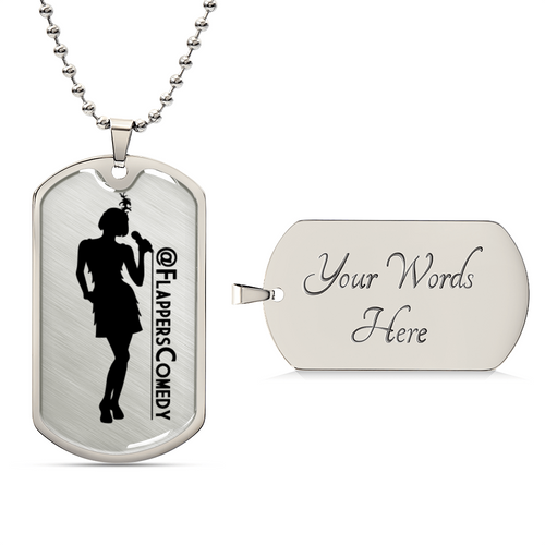 Flappers Comedy Dogtag