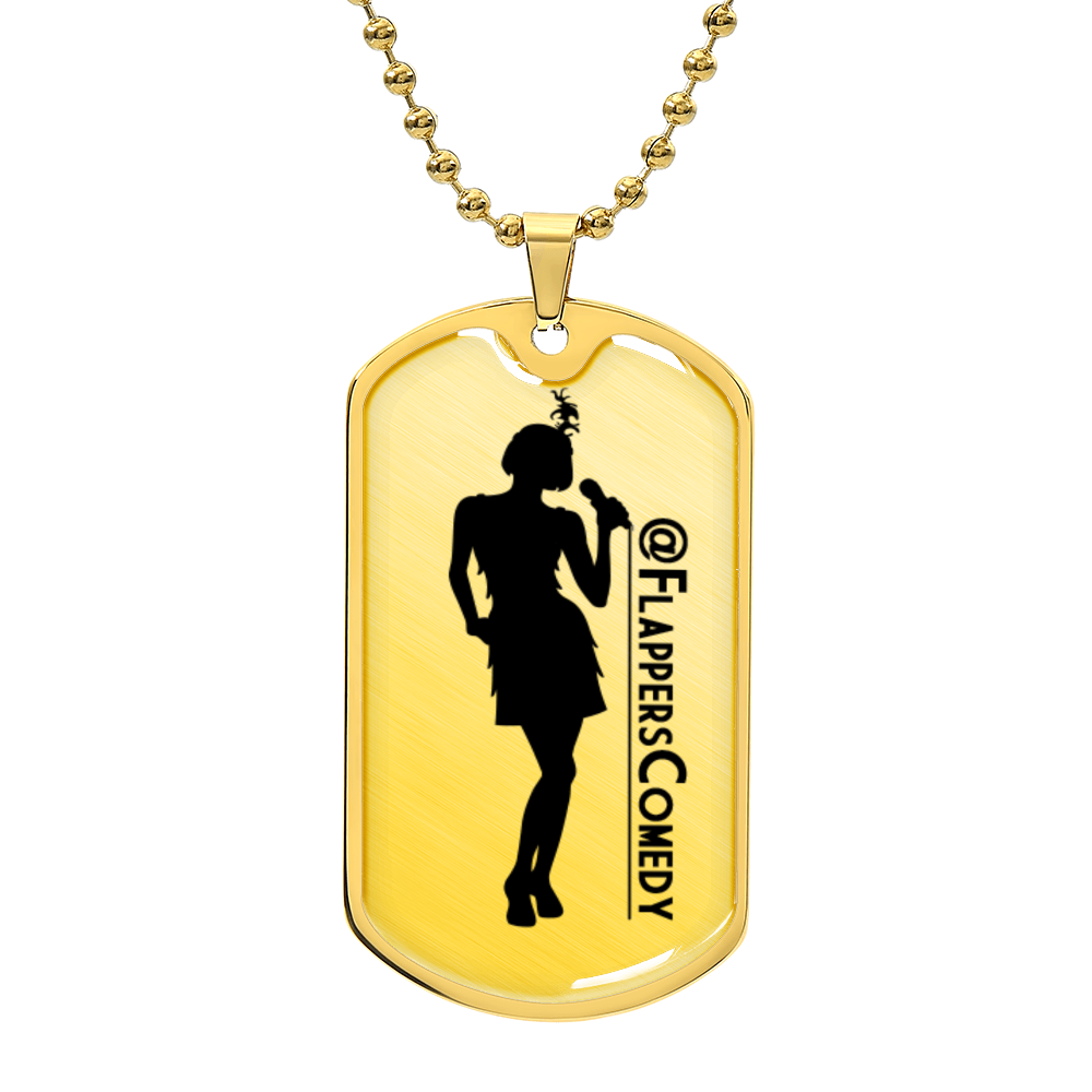 Flappers Comedy Dogtag