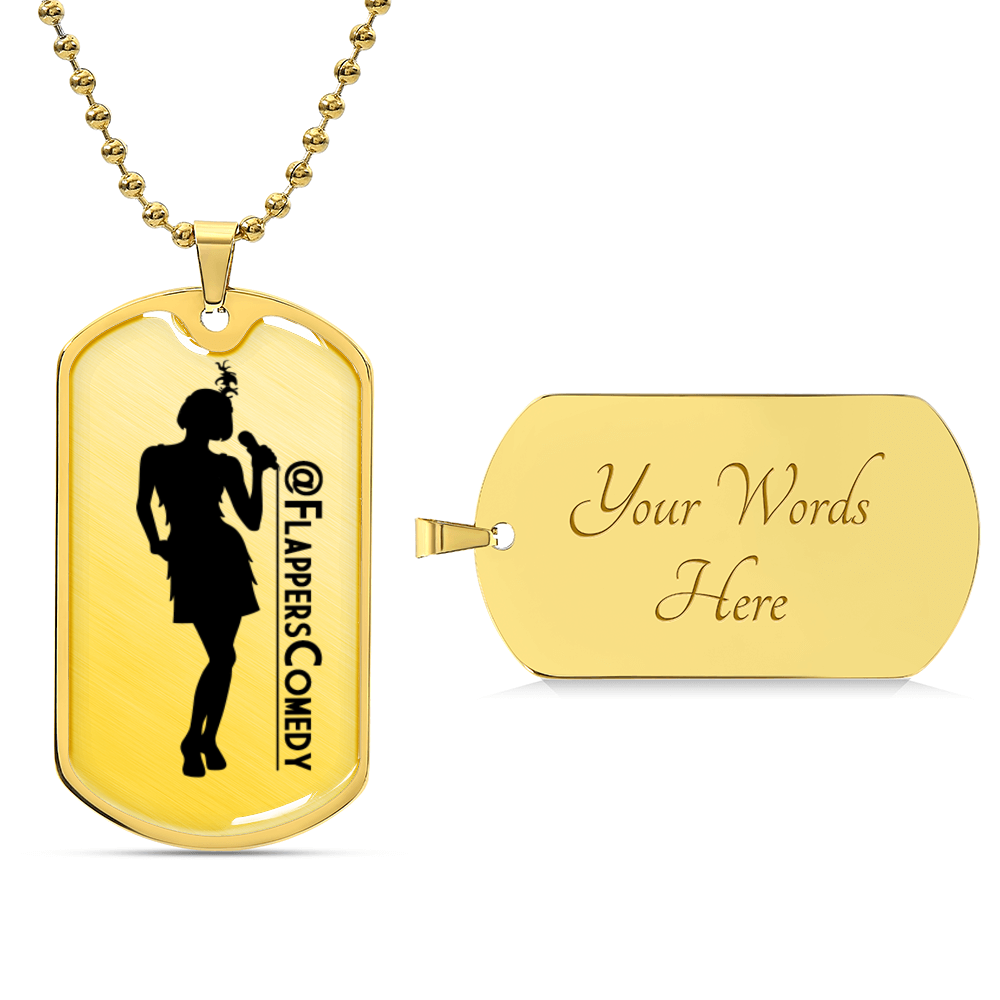 Flappers Comedy Dogtag